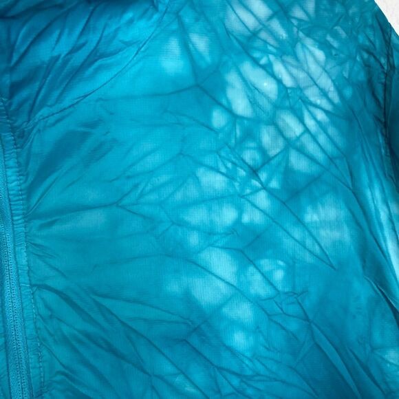 Adidas hooded zip up nylon windbreaker w/ color wash and crinkly texture🎉 - Picture 8 of 14
